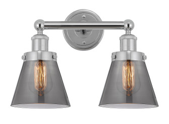 Edison Two Light Bath Vanity in Polished Chrome (405|616-2W-PC-G63)