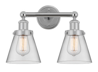 Edison Two Light Bath Vanity in Polished Chrome (405|616-2W-PC-G62)