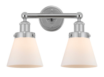 Edison Two Light Bath Vanity in Polished Chrome (405|616-2W-PC-G61)