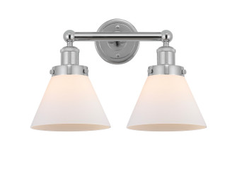 Edison Two Light Bath Vanity in Polished Chrome (405|616-2W-PC-G41)