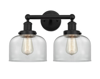 Edison Two Light Bath Vanity in Matte Black (405|616-2W-BK-G72)