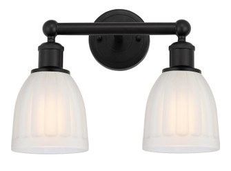 Edison Two Light Bath Vanity in Matte Black (405|616-2W-BK-G441)