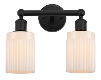Edison Two Light Bath Vanity in Matte Black (405|616-2W-BK-G341)