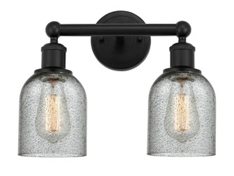 Edison Two Light Bath Vanity in Matte Black (405|616-2W-BK-G257)