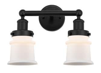 Edison Two Light Bath Vanity in Matte Black (405|616-2W-BK-G181S)