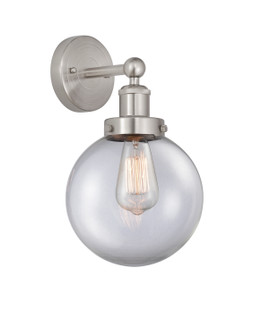 Edison One Light Wall Sconce in Brushed Satin Nickel (405|616-1W-SN-G202-8)