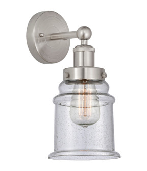 Edison One Light Wall Sconce in Brushed Satin Nickel (405|616-1W-SN-G184)