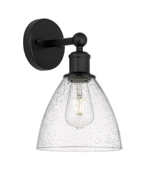 Edison One Light Wall Sconce in Matte Black (405|616-1W-BK-GBD-754)