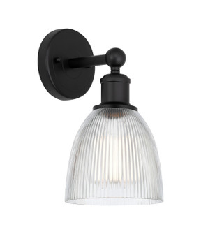 Edison One Light Wall Sconce in Matte Black (405|616-1W-BK-G382)