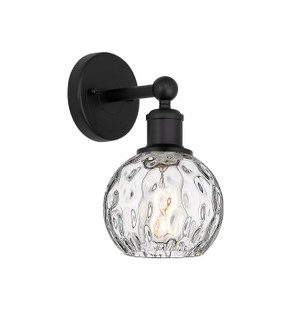 Edison One Light Wall Sconce in Matte Black (405|616-1W-BK-G1215-6)