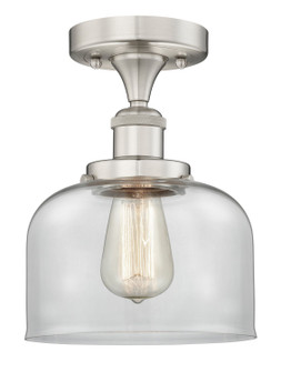 Edison One Light Semi-Flush Mount in Brushed Satin Nickel (405|616-1F-SN-G72)