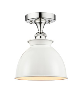 Edison One Light Semi-Flush Mount in Polished Chrome (405|616-1F-PC-M14-W)