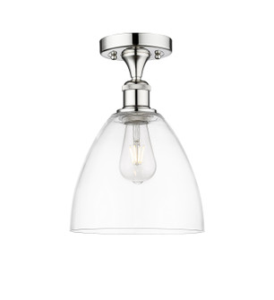 Edison One Light Semi-Flush Mount in Polished Chrome (405|616-1F-PC-GBD-92)