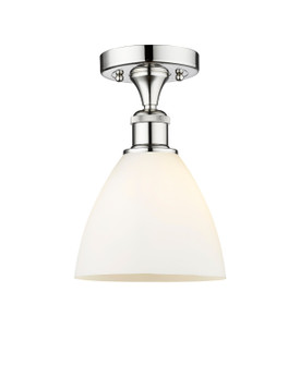 Edison One Light Semi-Flush Mount in Polished Chrome (405|616-1F-PC-GBD-751)