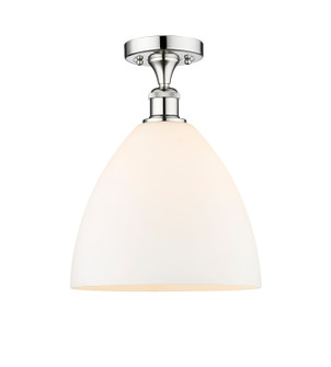 Edison One Light Semi-Flush Mount in Polished Chrome (405|616-1F-PC-GBD-121)