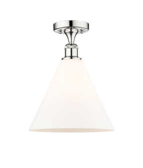 Edison One Light Semi-Flush Mount in Polished Chrome (405|616-1F-PC-GBC-121)