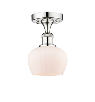 Edison One Light Semi-Flush Mount in Polished Chrome (405|616-1F-PC-G91)