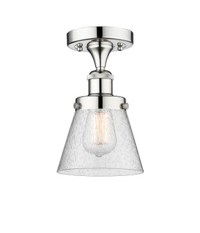 Edison One Light Semi-Flush Mount in Polished Chrome (405|616-1F-PC-G64)