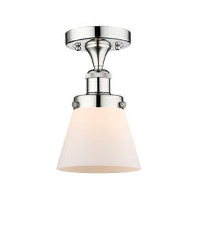 Edison One Light Semi-Flush Mount in Polished Chrome (405|616-1F-PC-G61)