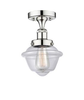 Edison One Light Semi-Flush Mount in Polished Chrome (405|616-1F-PC-G532)