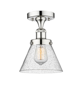 Edison One Light Semi-Flush Mount in Polished Chrome (405|616-1F-PC-G44)