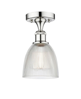 Edison One Light Semi-Flush Mount in Polished Chrome (405|616-1F-PC-G382)