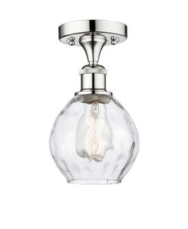 Edison One Light Semi-Flush Mount in Polished Chrome (405|616-1F-PC-G362)