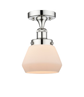 Edison One Light Semi-Flush Mount in Polished Chrome (405|616-1F-PC-G171)