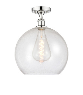 Edison One Light Semi-Flush Mount in Polished Chrome (405|616-1F-PC-G124-14)