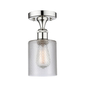 Edison One Light Semi-Flush Mount in Polished Chrome (405|616-1F-PC-G112)