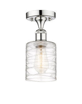 Edison One Light Semi-Flush Mount in Polished Chrome (405|616-1F-PC-G1113)