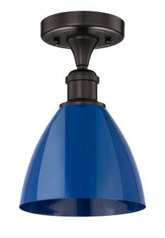 Edison One Light Semi-Flush Mount in Oil Rubbed Bronze (405|616-1F-OB-MBD-75-BL)