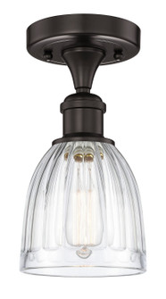 Edison One Light Semi-Flush Mount in Oil Rubbed Bronze (405|616-1F-OB-G442)