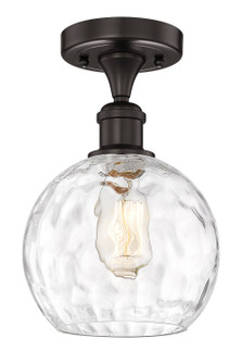 Edison One Light Semi-Flush Mount in Oil Rubbed Bronze (405|616-1F-OB-G1215-8)