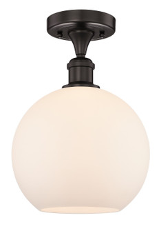 Edison One Light Semi-Flush Mount in Oil Rubbed Bronze (405|616-1F-OB-G121-10)
