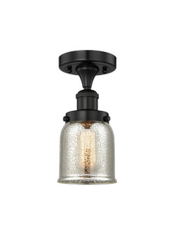 Edison One Light Semi-Flush Mount in Matte Black (405|616-1F-BK-G58)