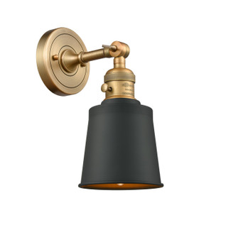 Franklin Restoration LED Wall Sconce in Brushed Brass (405|203SW-BB-M9-BK-LED)