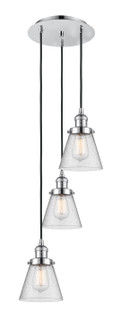 Franklin Restoration Three Light Pendant in Polished Chrome (405|113F-3P-PC-G64)