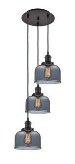 Franklin Restoration Three Light Pendant in Oil Rubbed Bronze (405|113F-3P-OB-G73)