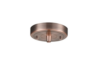 Custom Cord Single Port Round Canopy & Hardware in Antique Copper (405|101-AC)