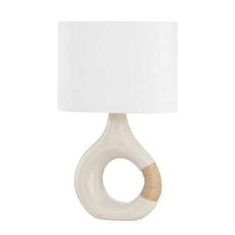 Mindy One Light Table Lamp in Aged Brass/Ceramic Ivory Crackle (70|BKO1100-AGB/CIC)