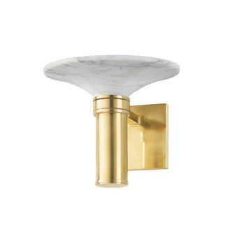 Brann One Light Wall Sconce in Aged Brass (70|1800-AGB)