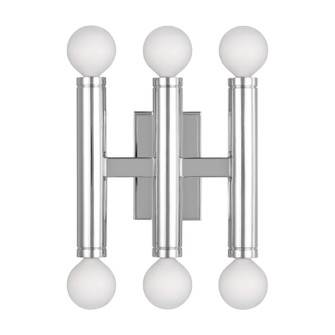 Beckham Modern Six Light Wall Sconce in Polished Nickel (454|TW1146PN) Beckham Modern Six Light Wall Sconce in Polished Nickel (454|TW1146PN)