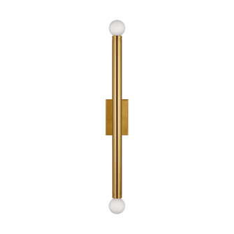 Beckham Modern Two Light Wall Sconce in Burnished Brass (454|TW1132BBS)