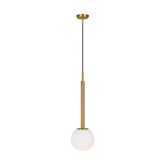 Nodes One Light Pendant in Burnished Brass (454|KP1141BBS)