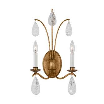 Shannon Two Light Wall Sconce in Antique Gild (454|CW1292ADB)