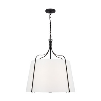 Leander Four Light Pendant in Smith Steel (454|AP1264SMS)