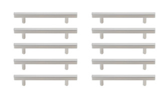Dior Bar Pull Multipack (set of 10) in Brushed Nickel (173|PL402-5-NK-10PK)