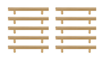 Dior Bar Pull Multipack (set of 10) in Brass (173|PL402-5-BR-10PK)