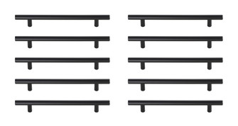 Quinn Bar Pull Multipack (set of 10) in Matte Black (173|PL400-6-MB-10PK)